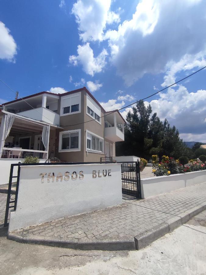 Thasos Blue Apartments Prínos Dış mekan fotoğraf