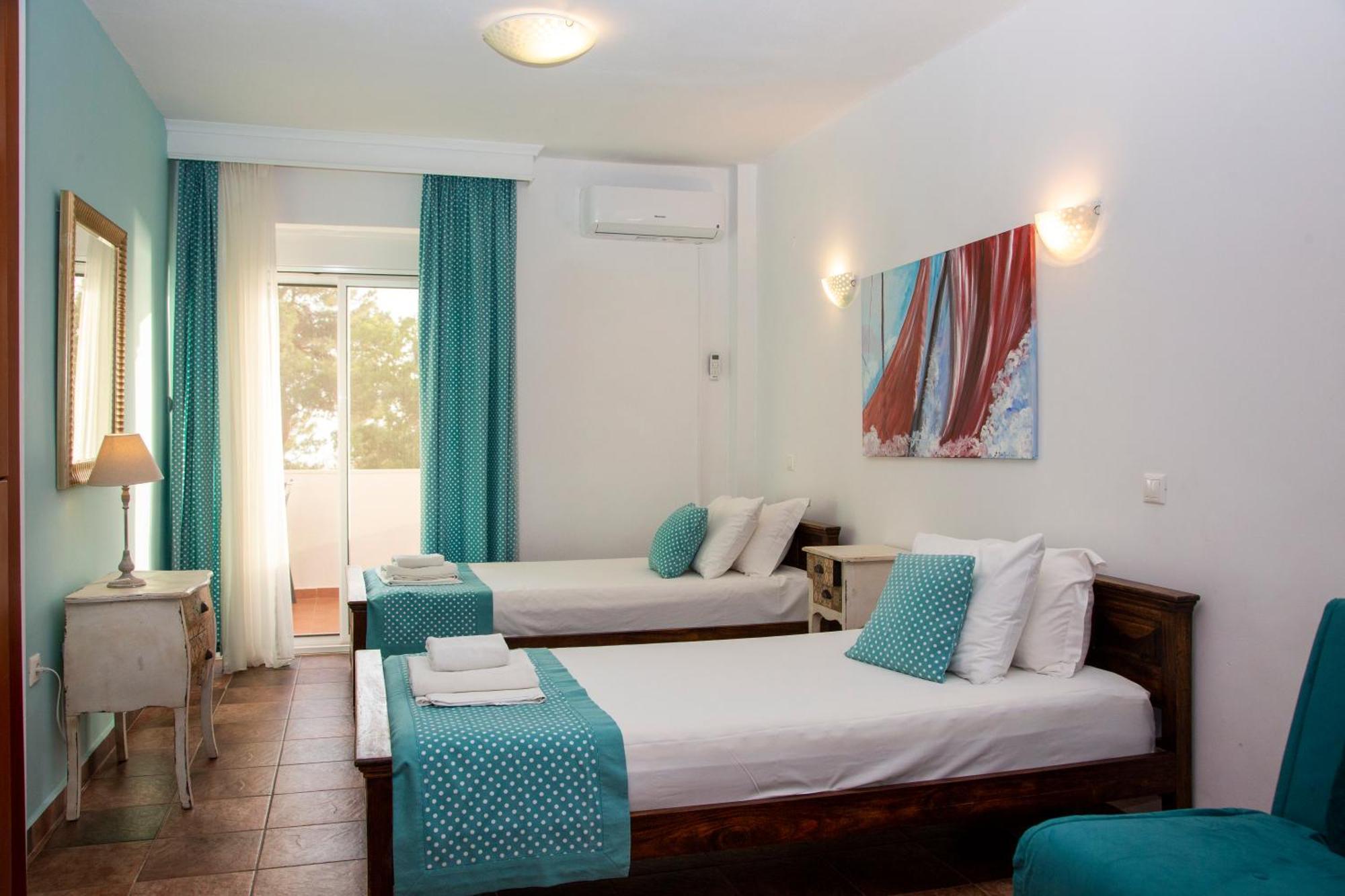 Thasos Blue Apartments Prínos Dış mekan fotoğraf