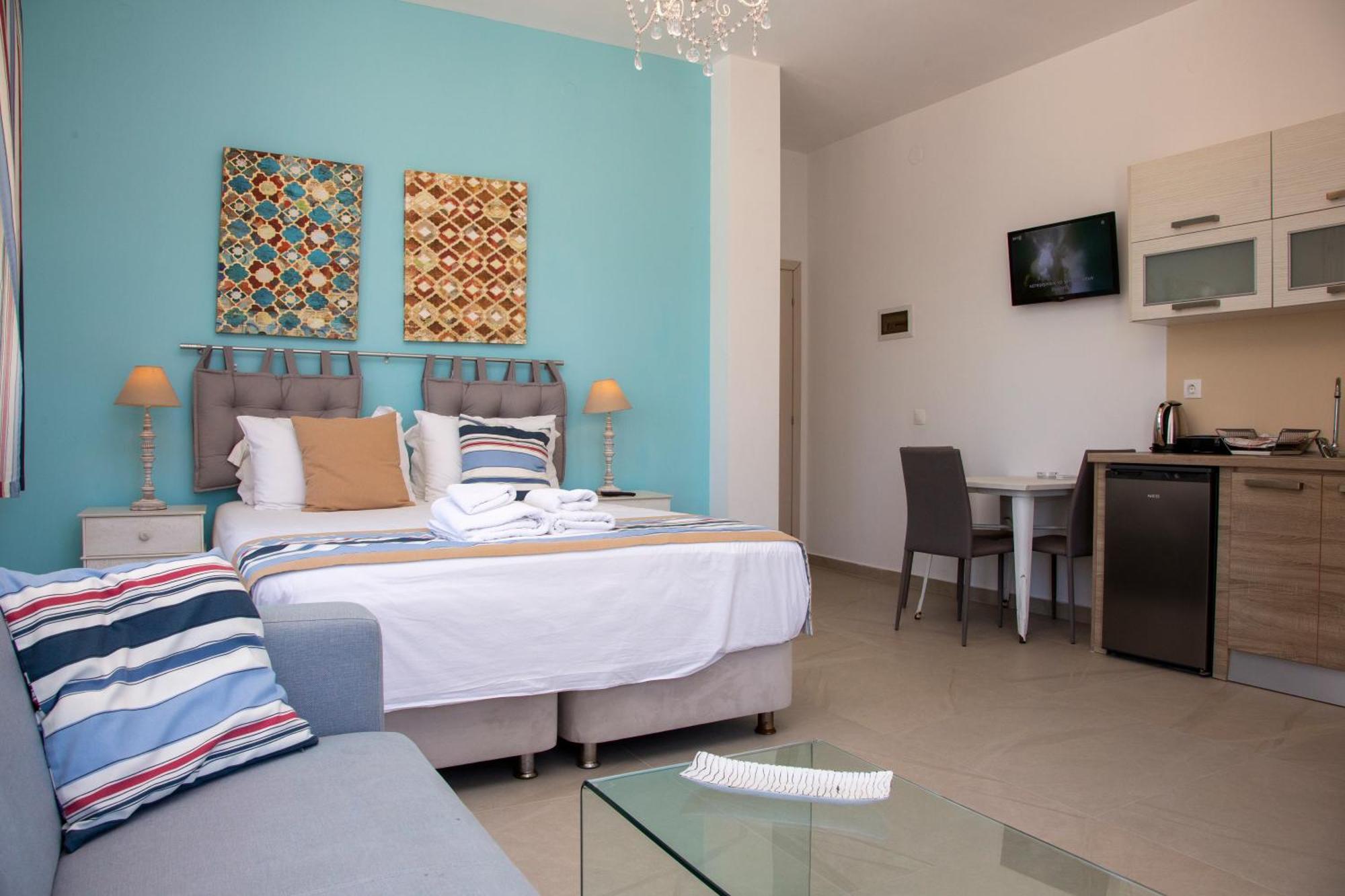 Thasos Blue Apartments Prínos Dış mekan fotoğraf
