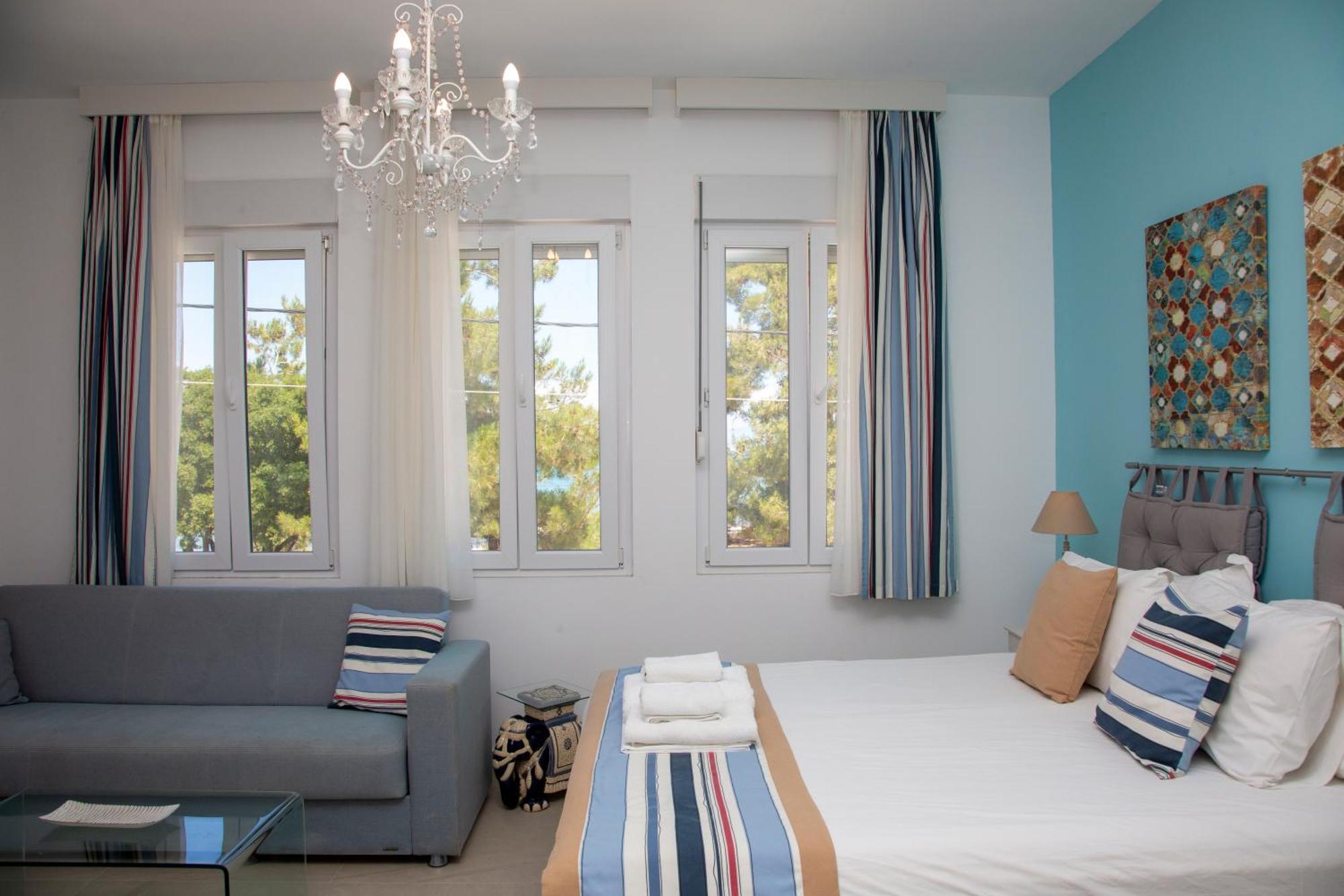 Thasos Blue Apartments Prínos Dış mekan fotoğraf
